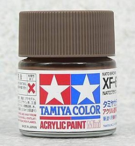TAMIYA 壓克力系水性漆 10ml NATO 棕色 